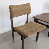 Pair of Rietveld Style Chairs with Adjustable Seat and Backrest, 1950s