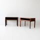 Pair of rosewood nightstands by Kai Kristiansen