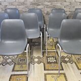 Lot of 10 Helmut Starke chairs from the 1970s