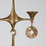 Grand Chandelier Suspended Candelabrum Brutalist Michael Harjes, 1970s