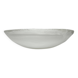 Murano Italy La Murrina thick glass fruit bowl