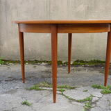 Teak round dining table