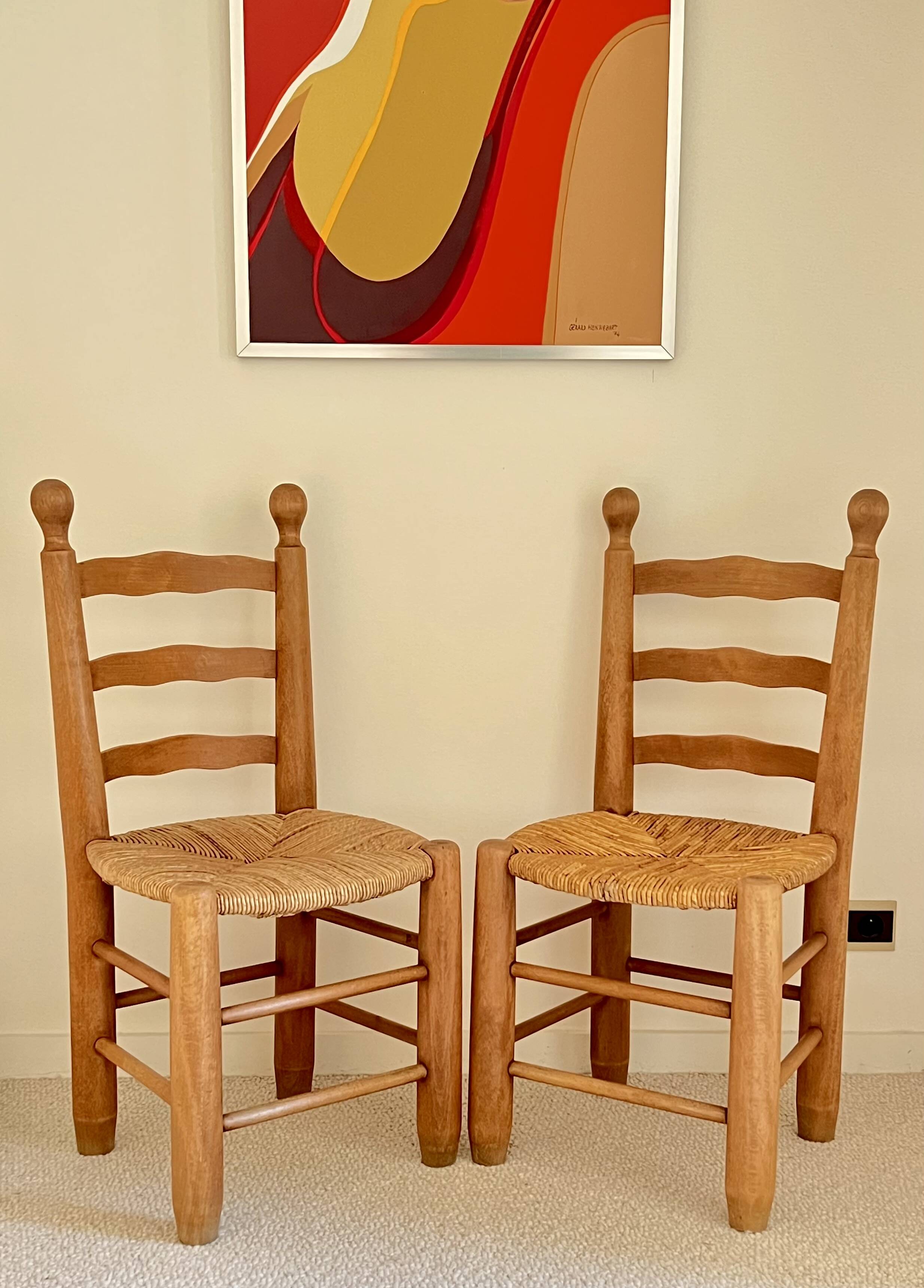 Chaise dans le style de Charles Dudouyt, France années 40