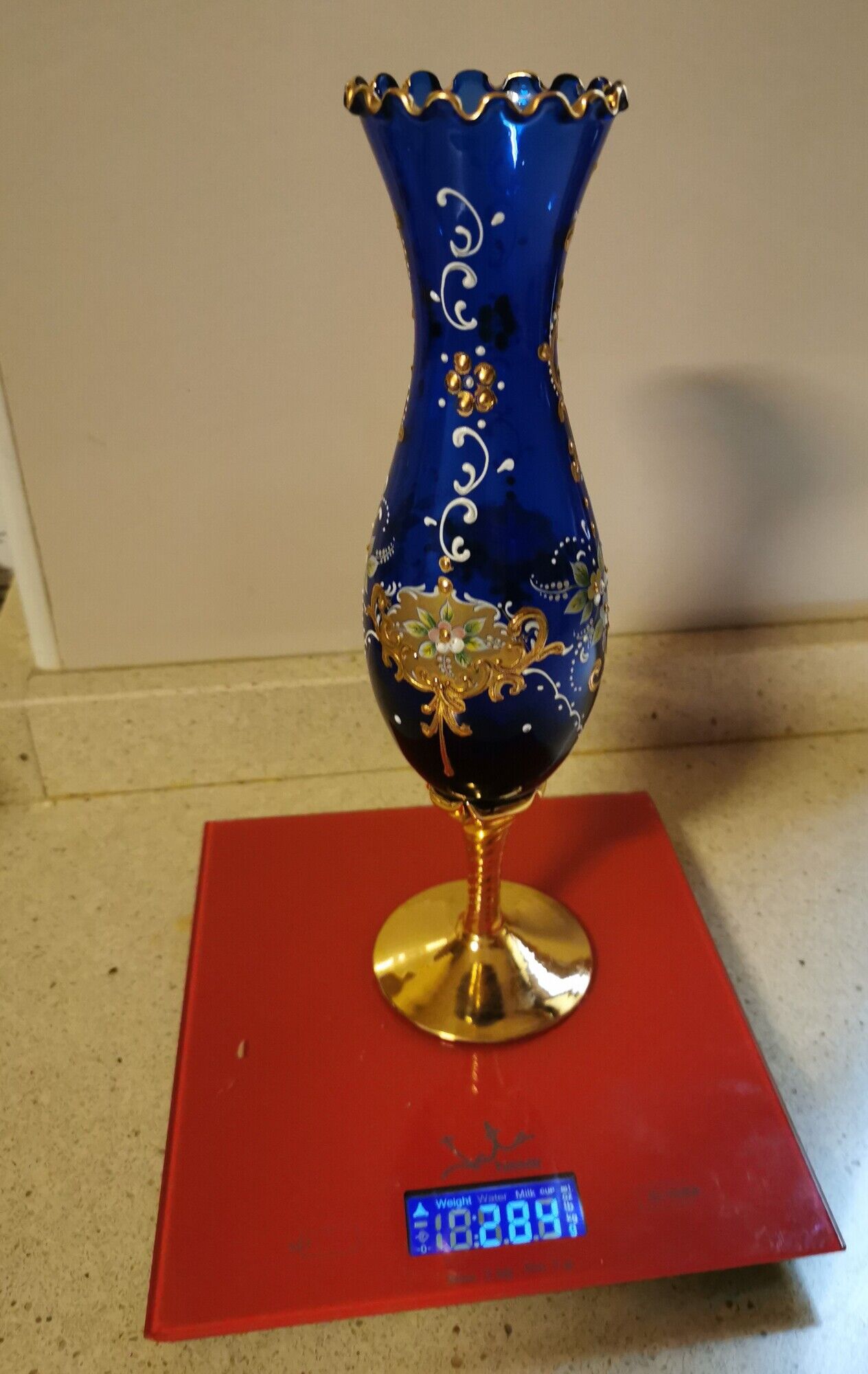 Veneciano jarron of murano crystal