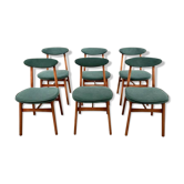 Ensemble de 6 chaises conçues par T. Halas vintage 60