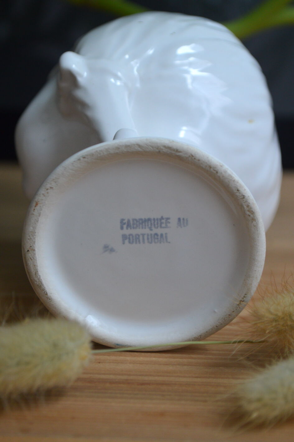 Vintage head pot cover