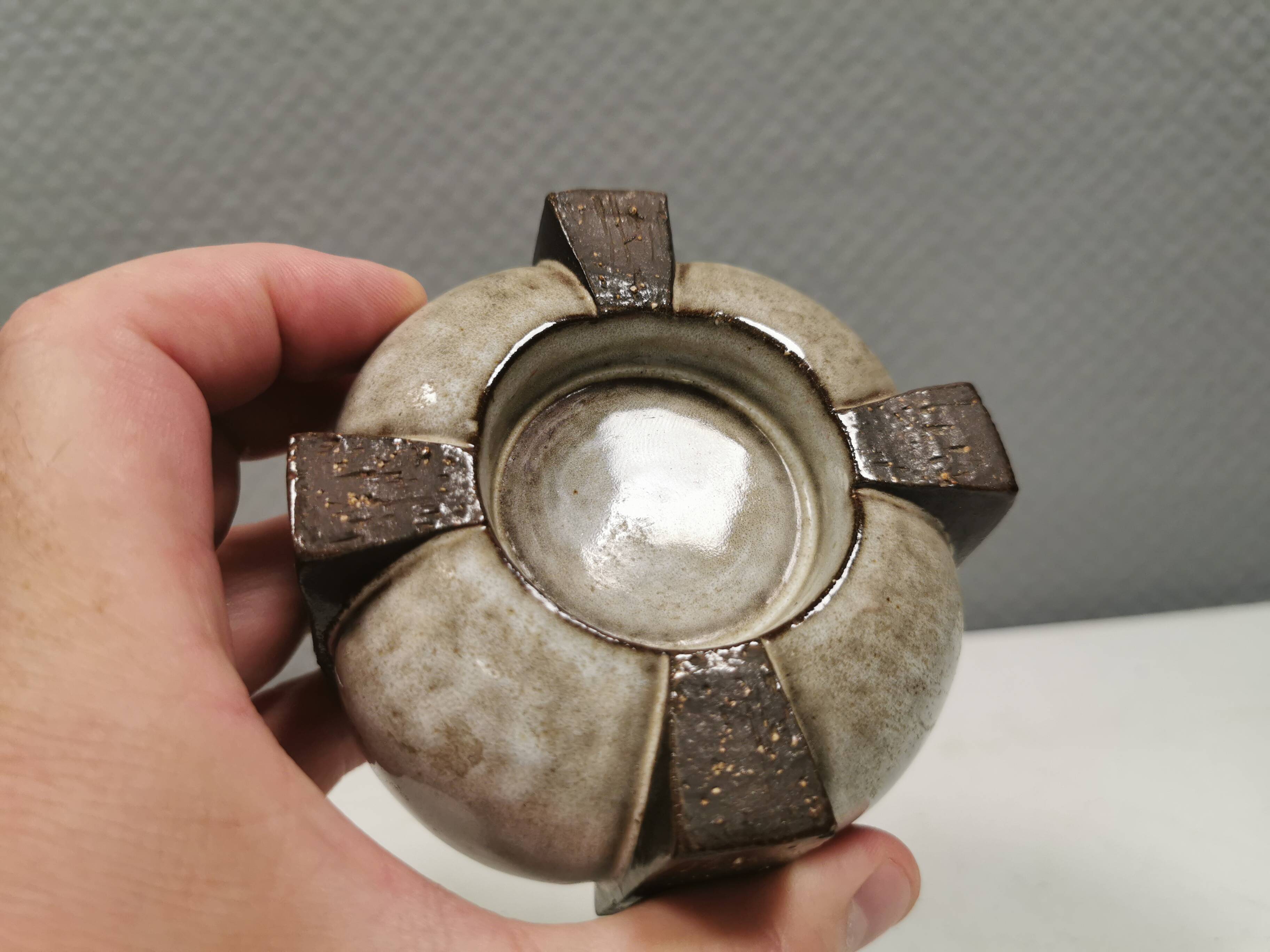 Ceramic candle holder by Marianne Starck (MS) for Michael Andersen Denmark