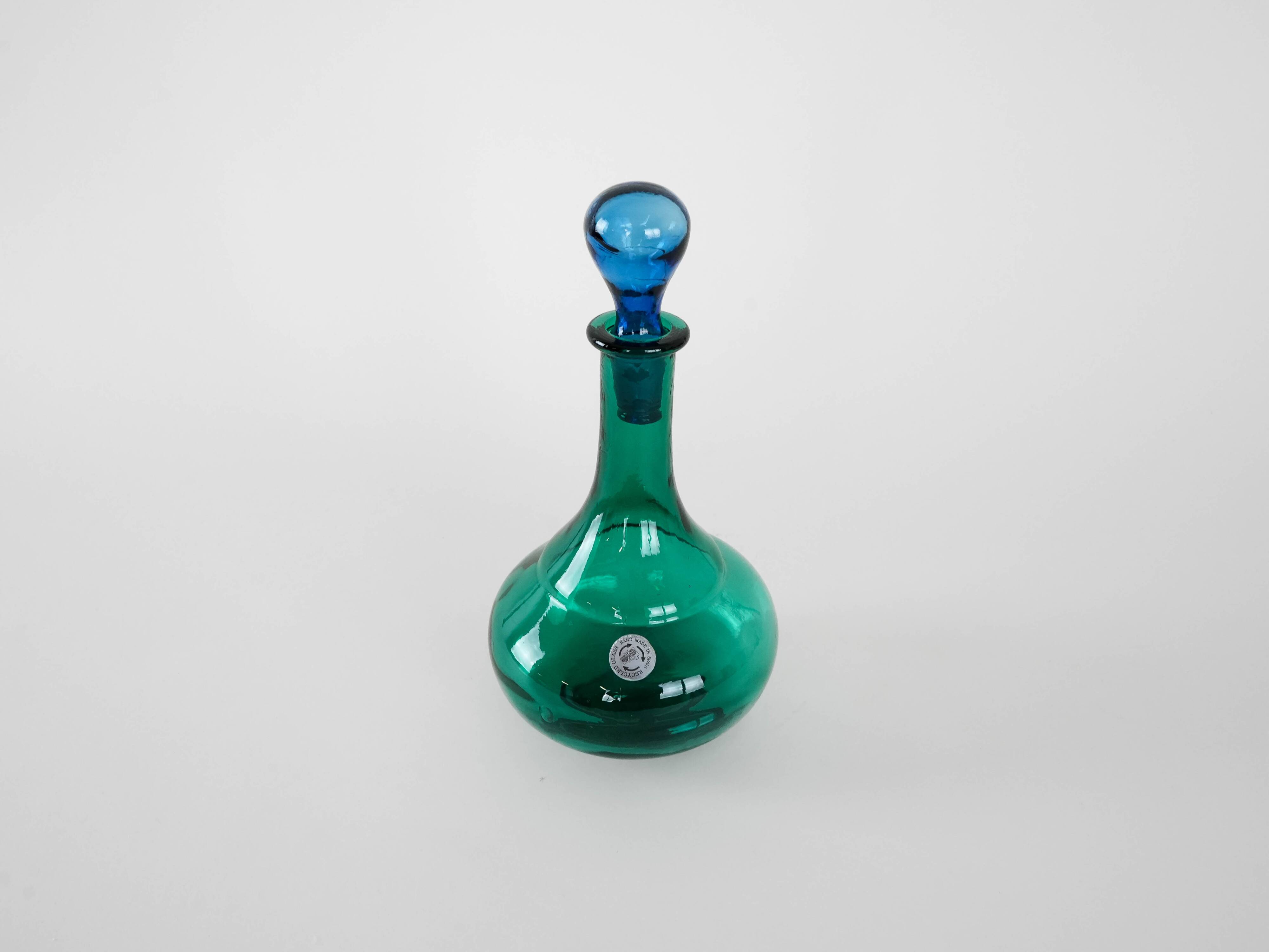Glass carafe, Spanish design, 1990s, production: Spain