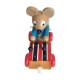 Wooden roulette toy  the musician mouse