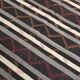 7x10 Black & Cream Large Vintage Kilim Rug, 204x300Cm