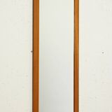 Teak framed mirror