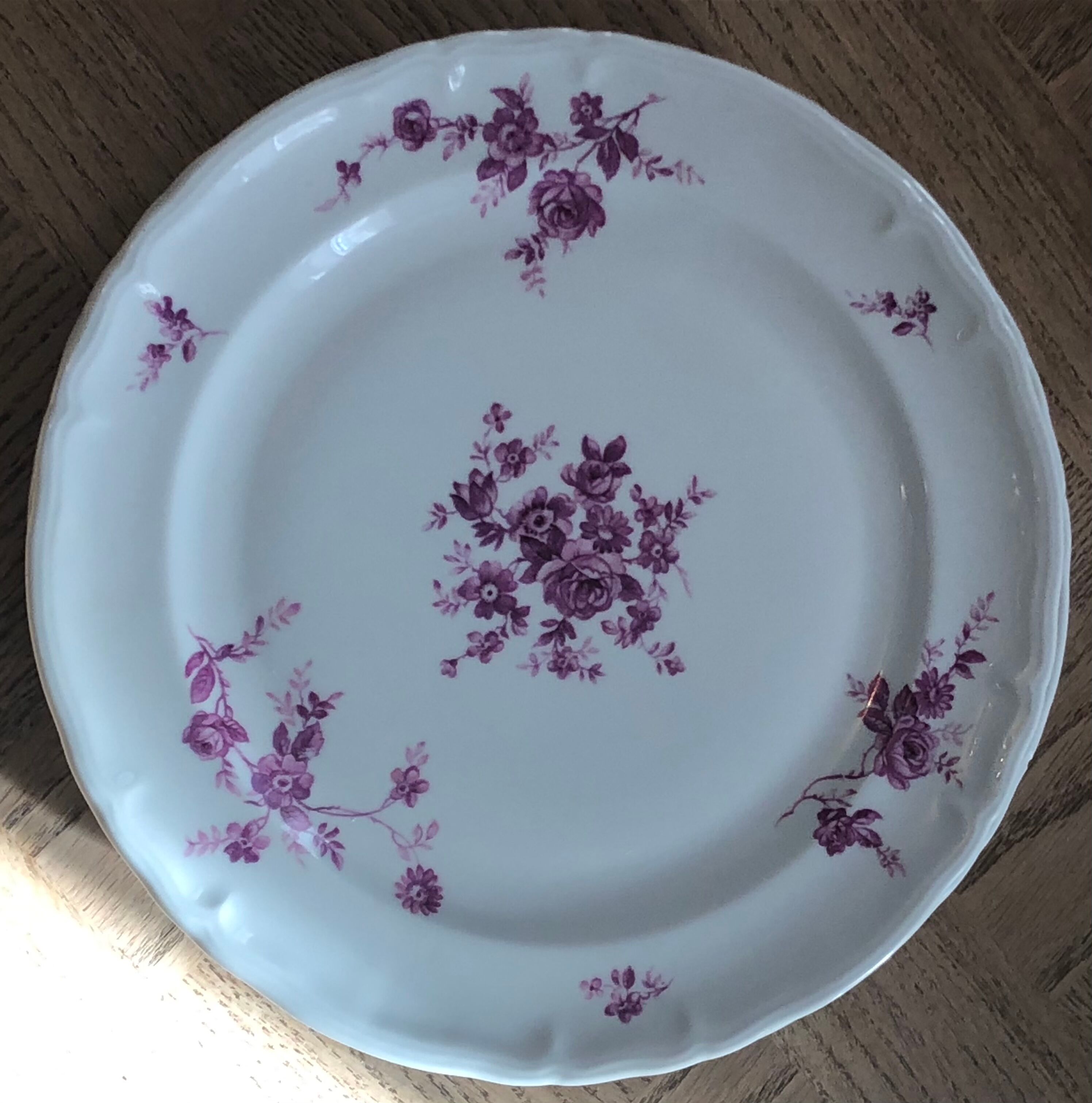 Earthenware table service Limoge Charles Arhenfeld