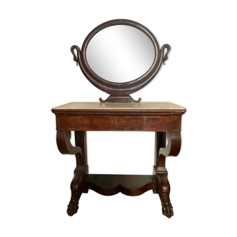 Art Deco Dressing Table - Swan Mirror
