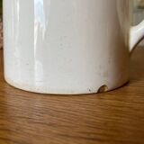 Old earthenware pitcher Digoin Sarreguemines Mary Lou