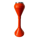 1970's Italian ashtray in mandarin orange plastic with its Space Age tulip foot
