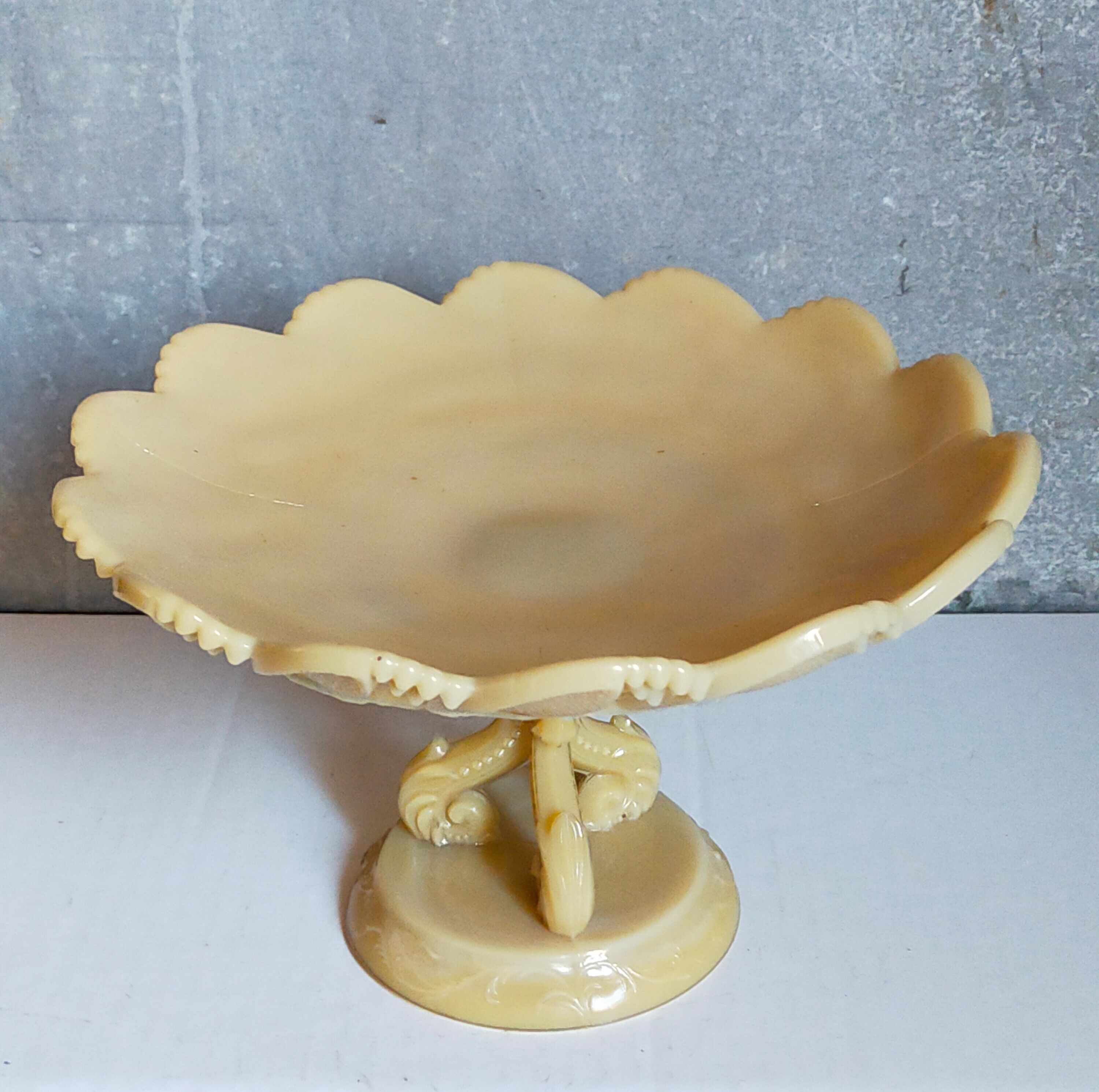 Opaline cake cup early twentieth century