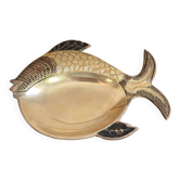 Vide-poche poisson en laiton et nacre