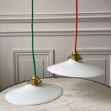 Suspension in smooth opaline green thread early twentieth century