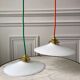 Suspension in smooth opaline green thread early twentieth century