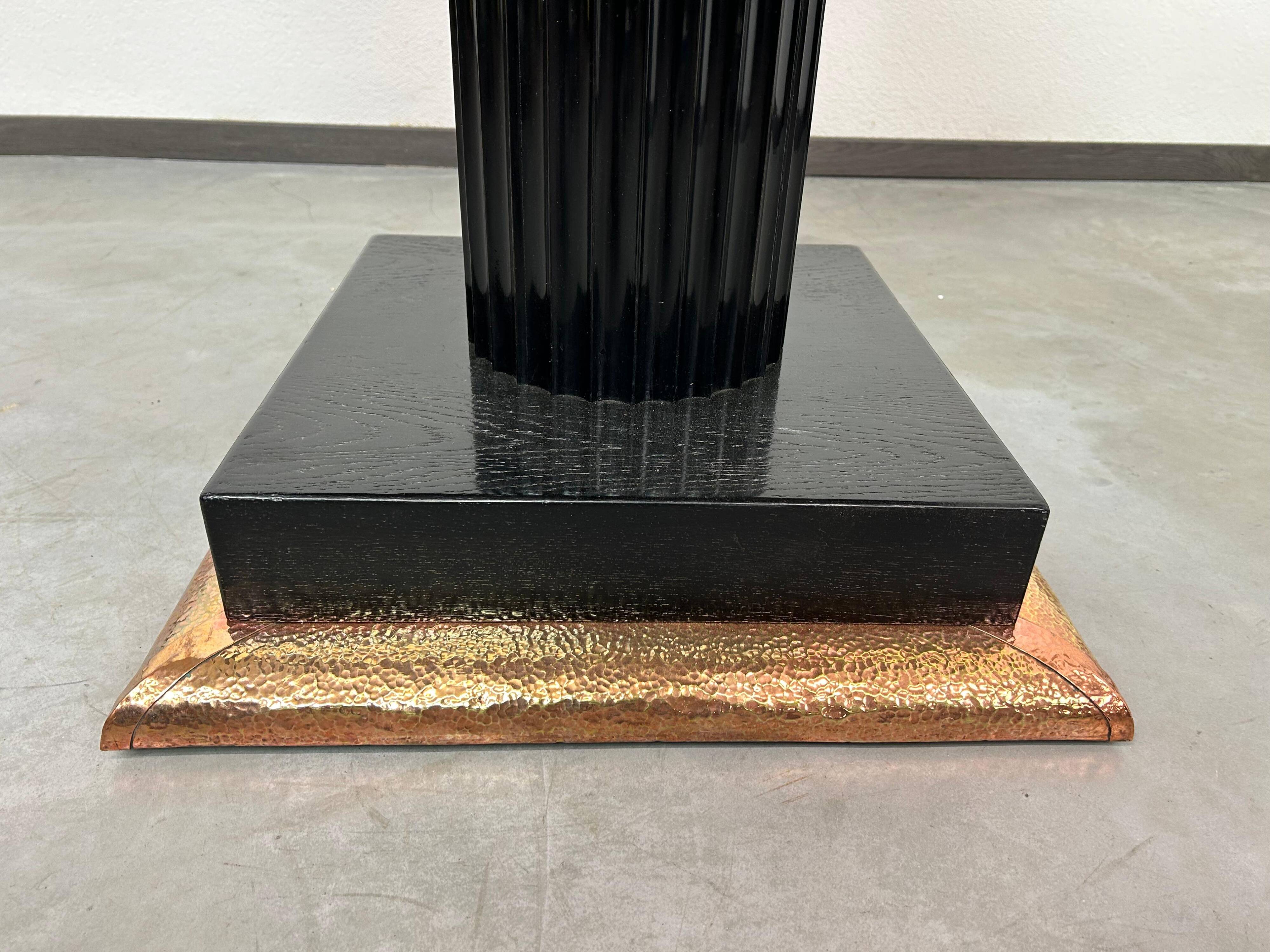 Black Jugendstil coffee table