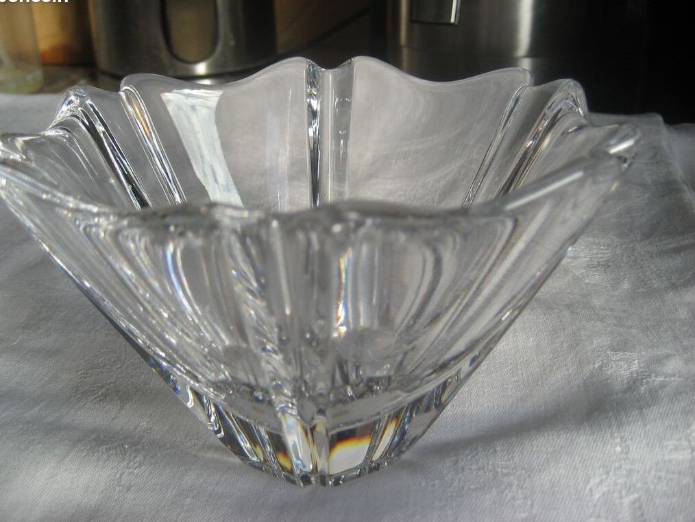 Orrefors vintage swedish cut crystal cup