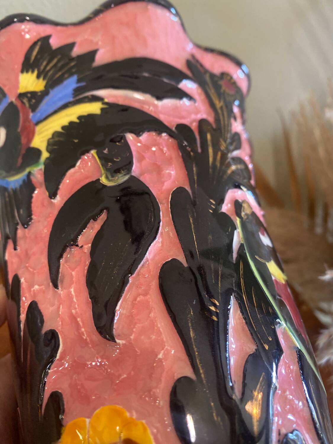 Vase signed Cerdazur Monaco, 70s-80s