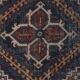 Tapis turc vintage fait main