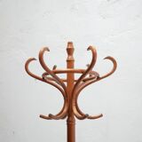 Vintage wooden parrot coat rack