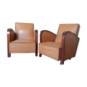Paire de fauteuils vintage