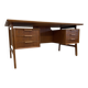 Bureau en teck modèle 75 par Gunni Omann, années 1960.
