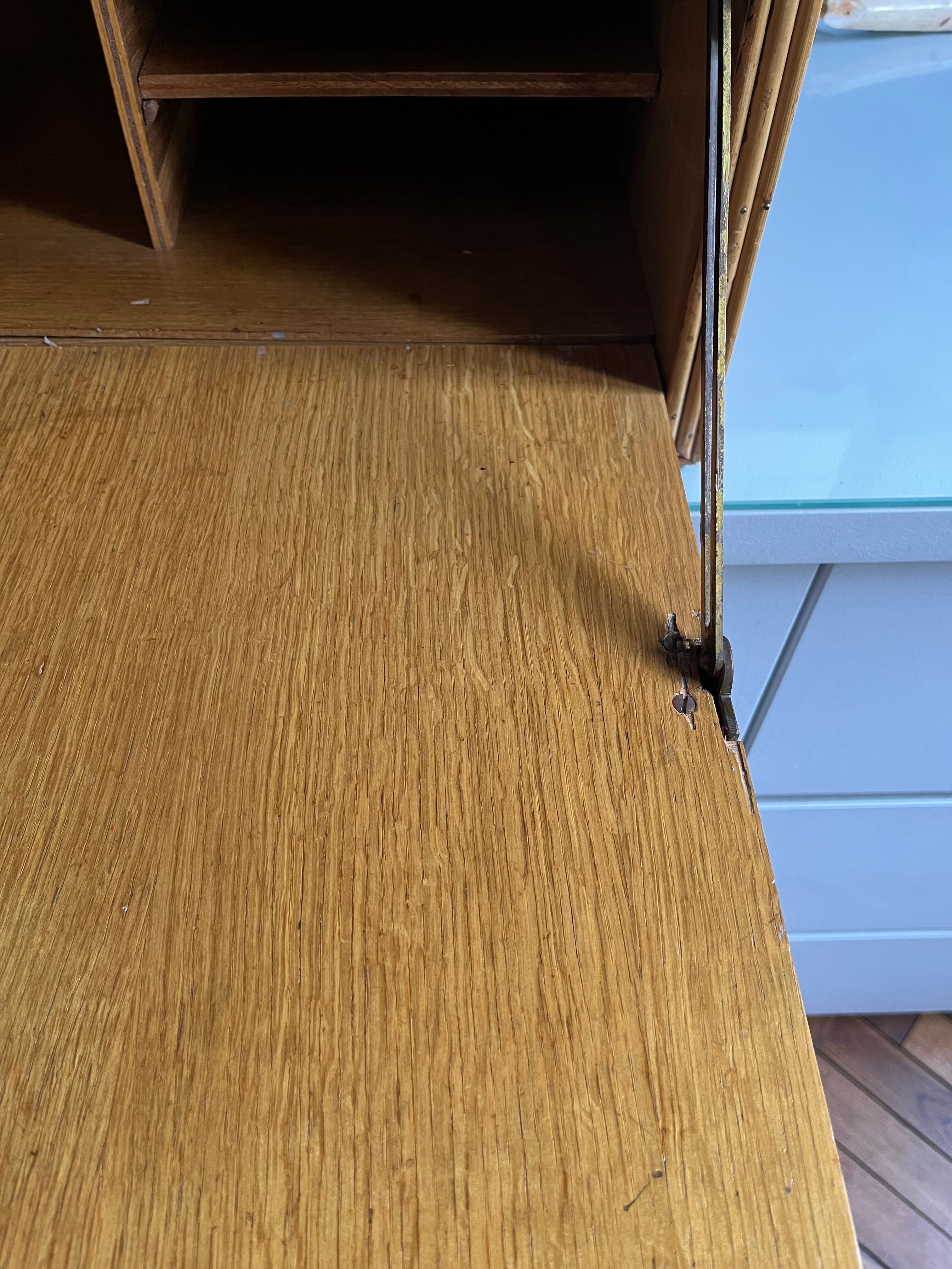 Vintage hanging desk