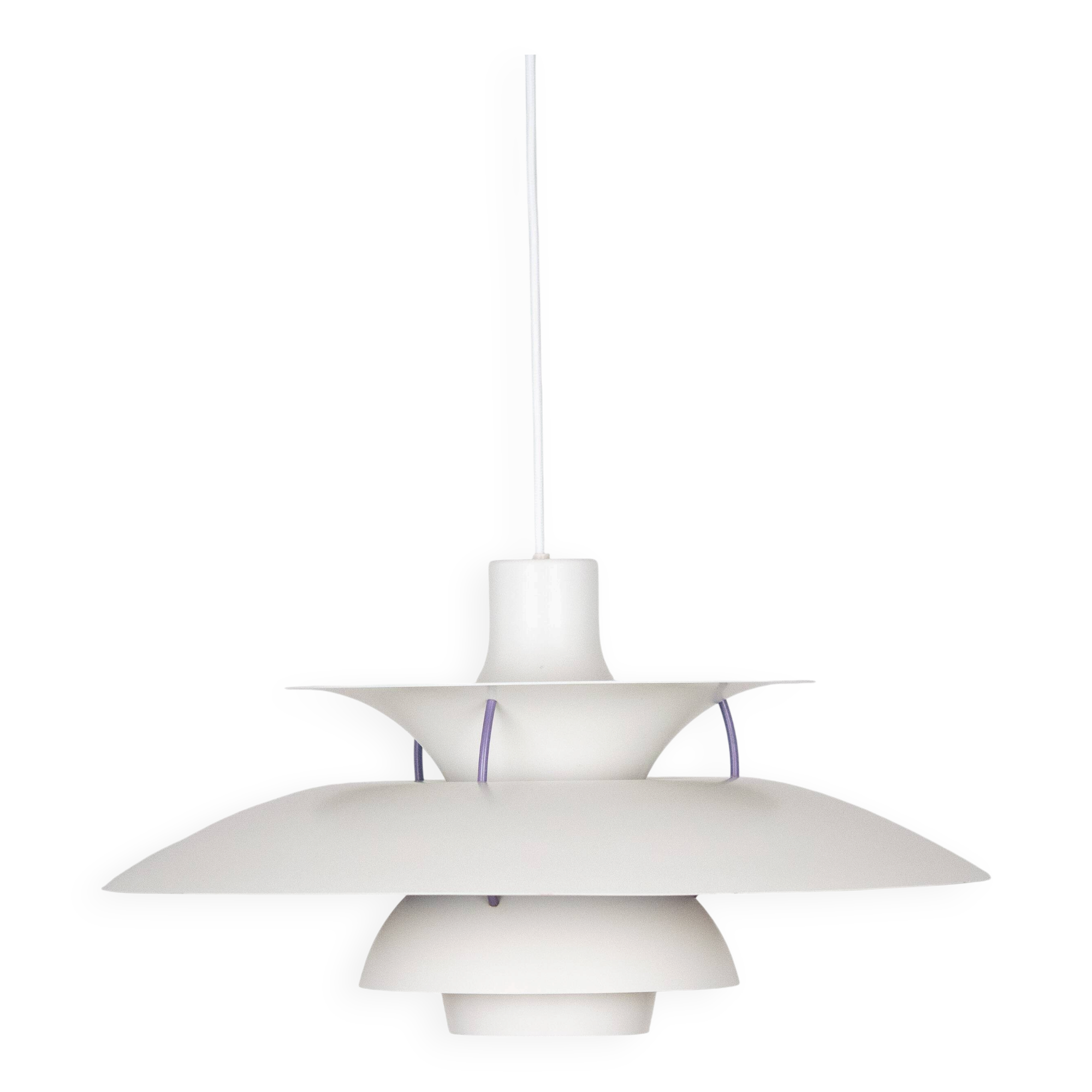 Lampe suspendue vintage danoise PH 5 par Poul Henningsen, Louis Poulsen, 1958