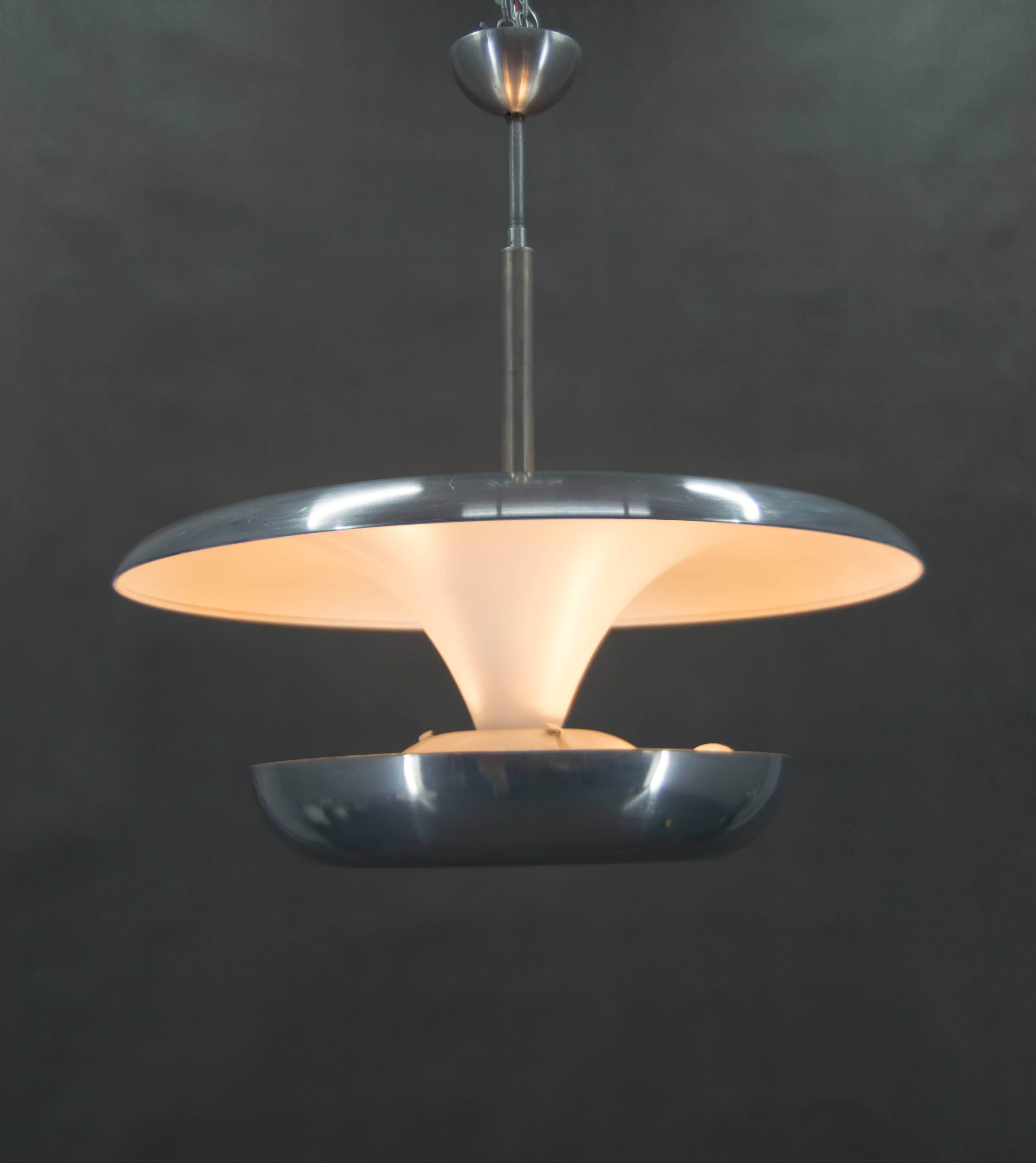 Large Bauhaus Chandelier by IAS, 1920s