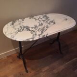 Table bistrot marbre
