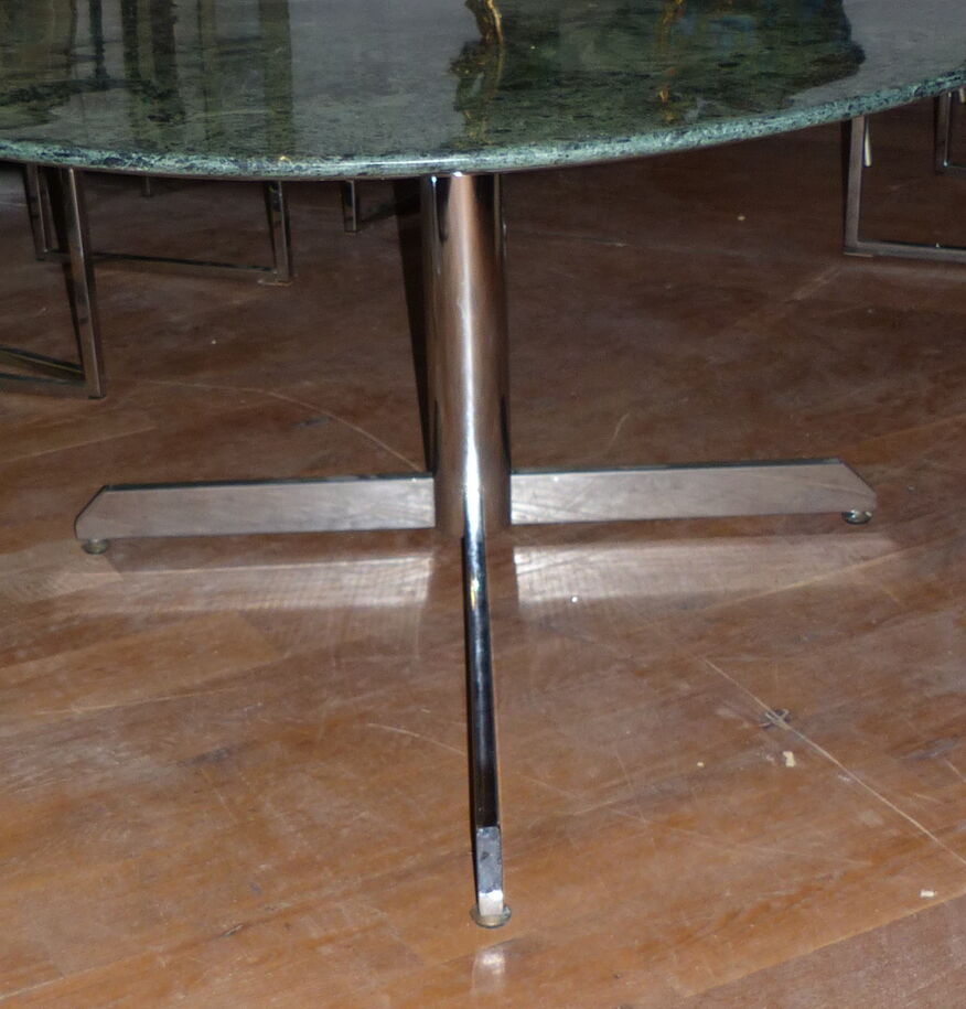Table ovale plateau marbre Roche Bobois | Selency