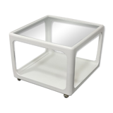Vintage spaceage coffee table by Peter Ghyczy for Horn Collection