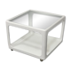 Table basse vintage spaceage par Peter Ghyczy pour Horn Collection