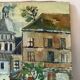 Scene de Montmartre, huile sur toile signée