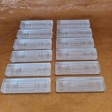 12 portes couteaux verre