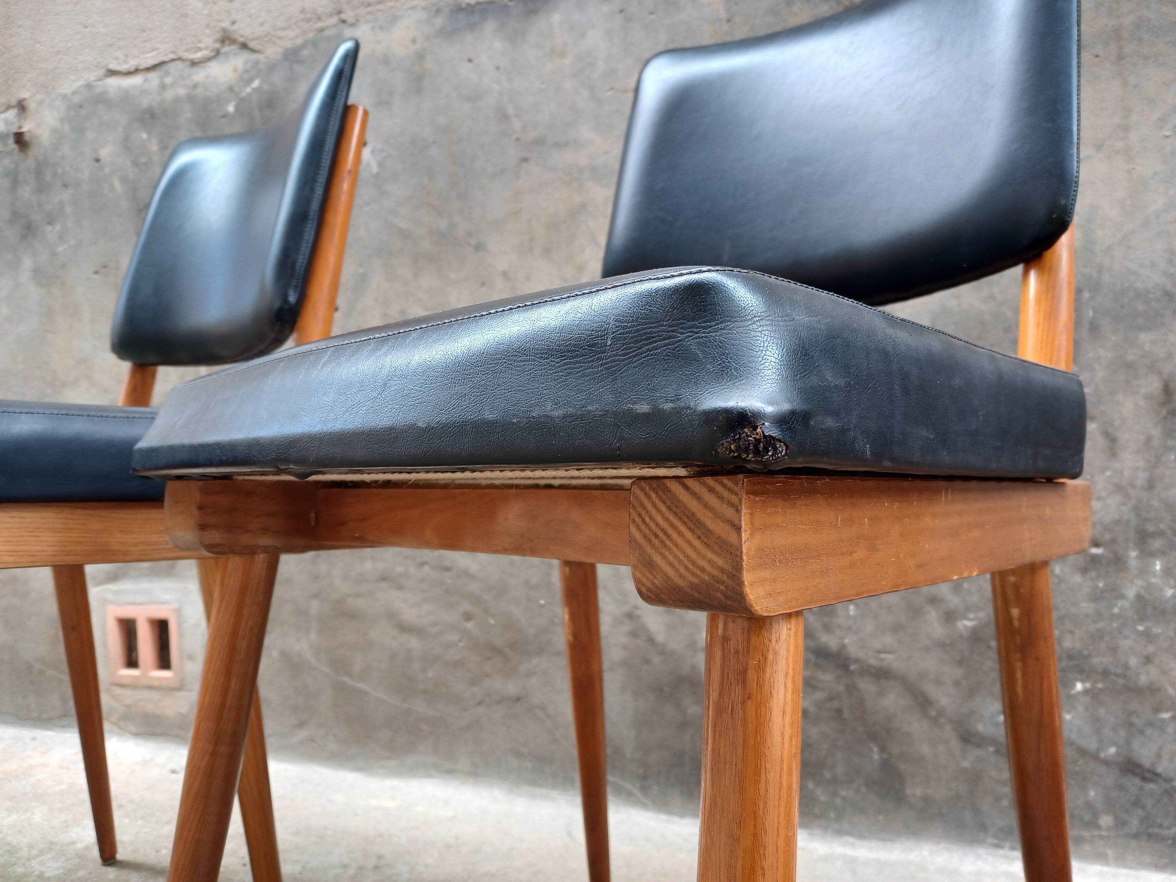 Set of 4 chairs 1960