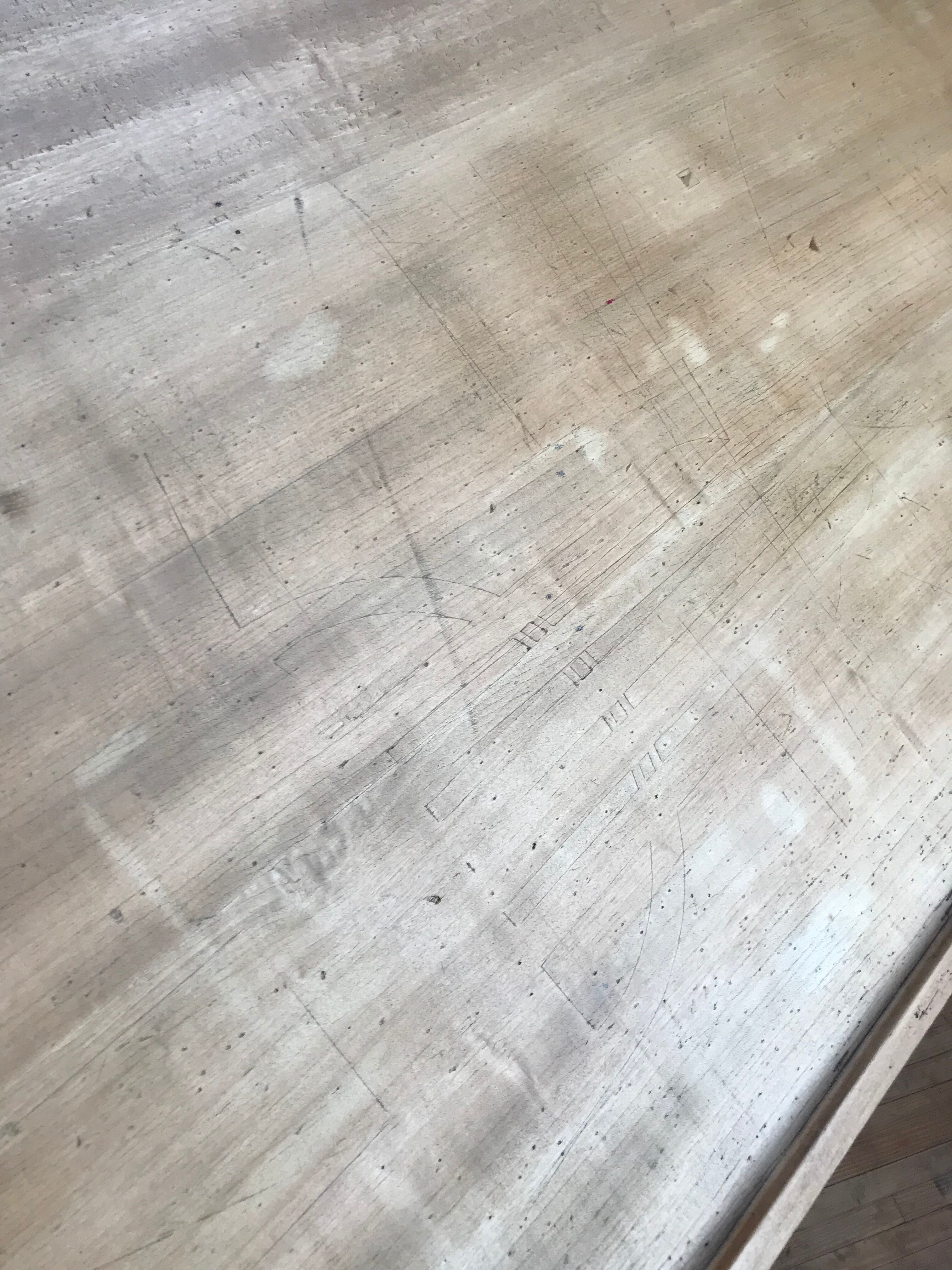 Architect wooden table