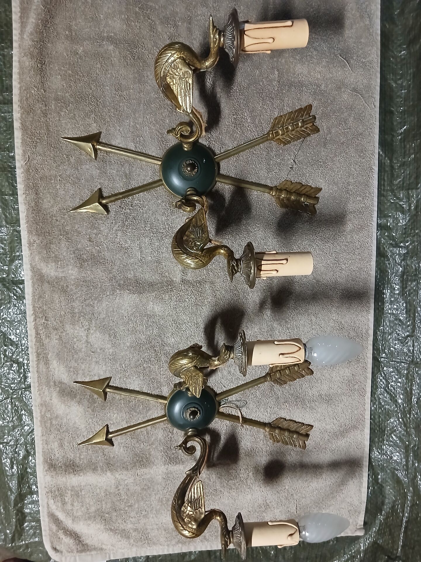 Pair of Empire style wall sconces