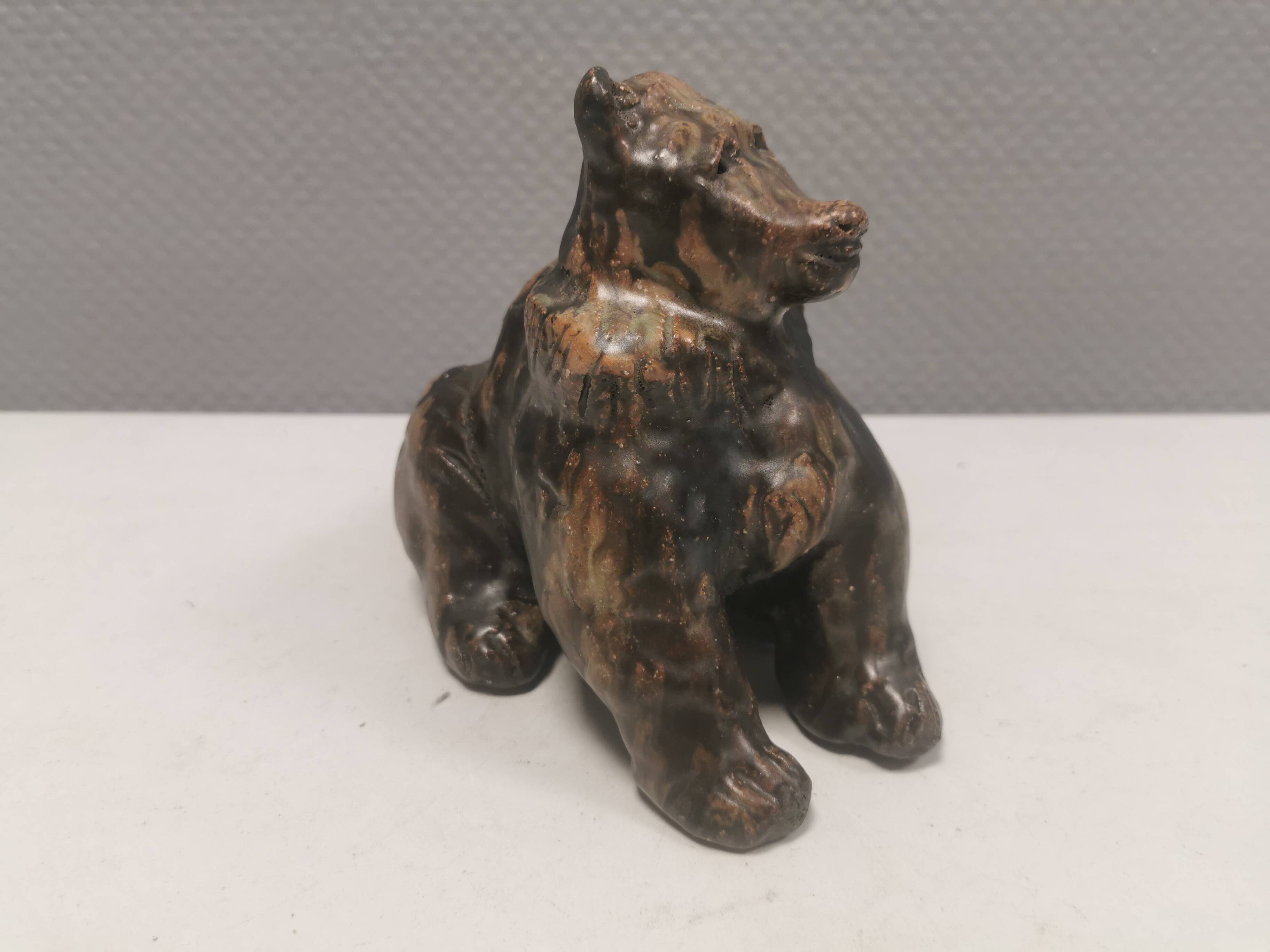 Beautiful ceramic bear, Danish and estimated to be from the 1960-70s.