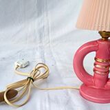 Small pink lamp to lay pink 50s