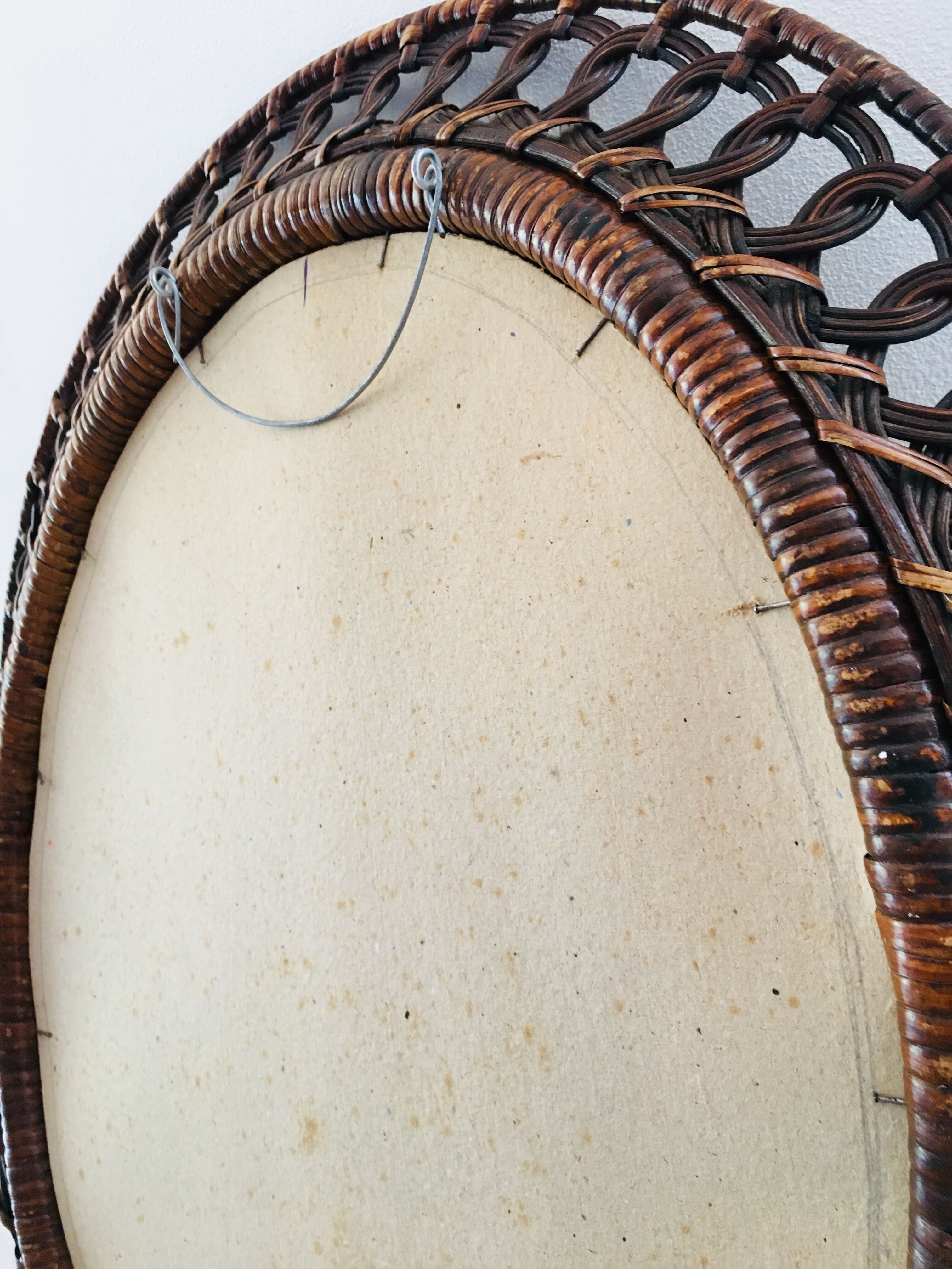 Rattan mirror 53x63cm