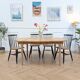 Vintage oak oval table