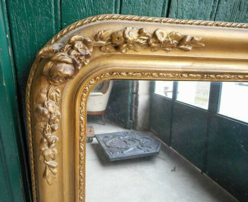 Mirror dure decor of flowers 91x119cm