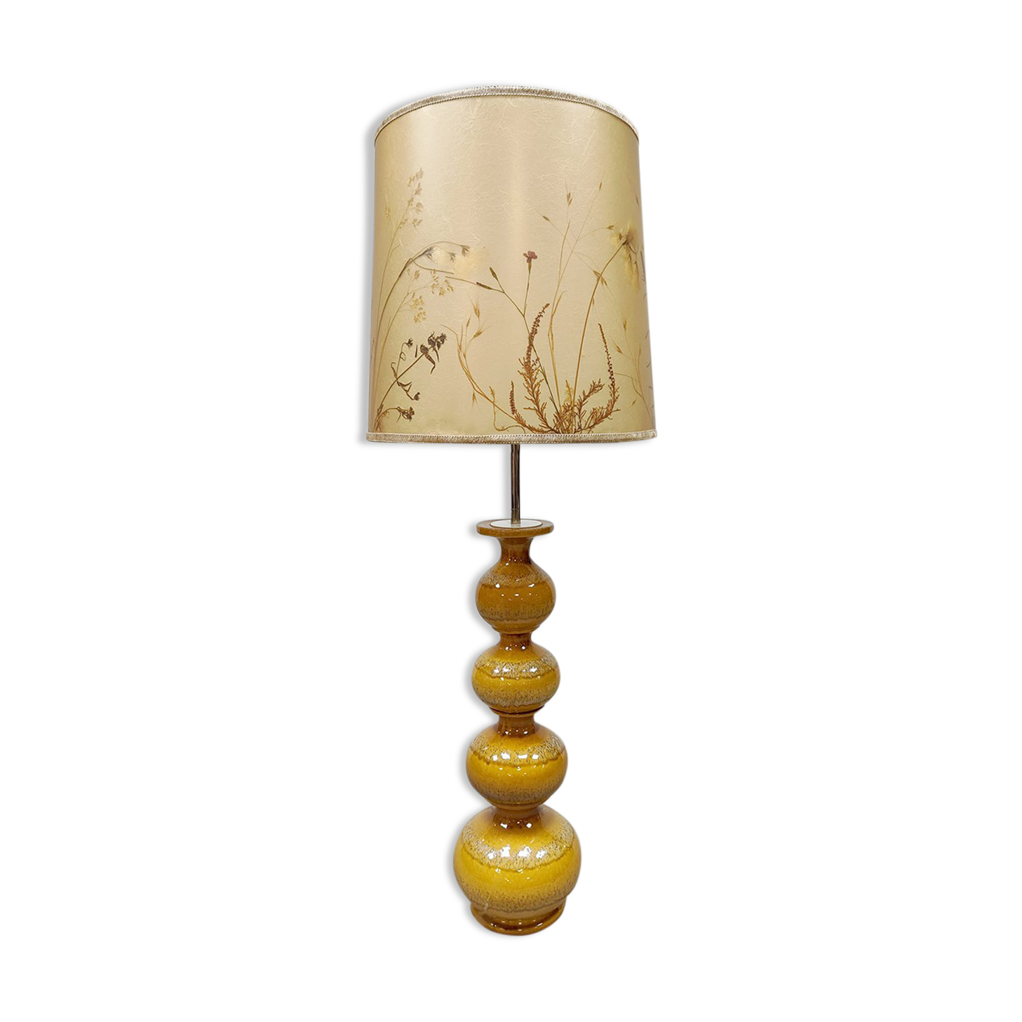 Vintage ceramic 'Bubble' floor lamp Kaiser Leuchten Kaiser Idell 'Nature'