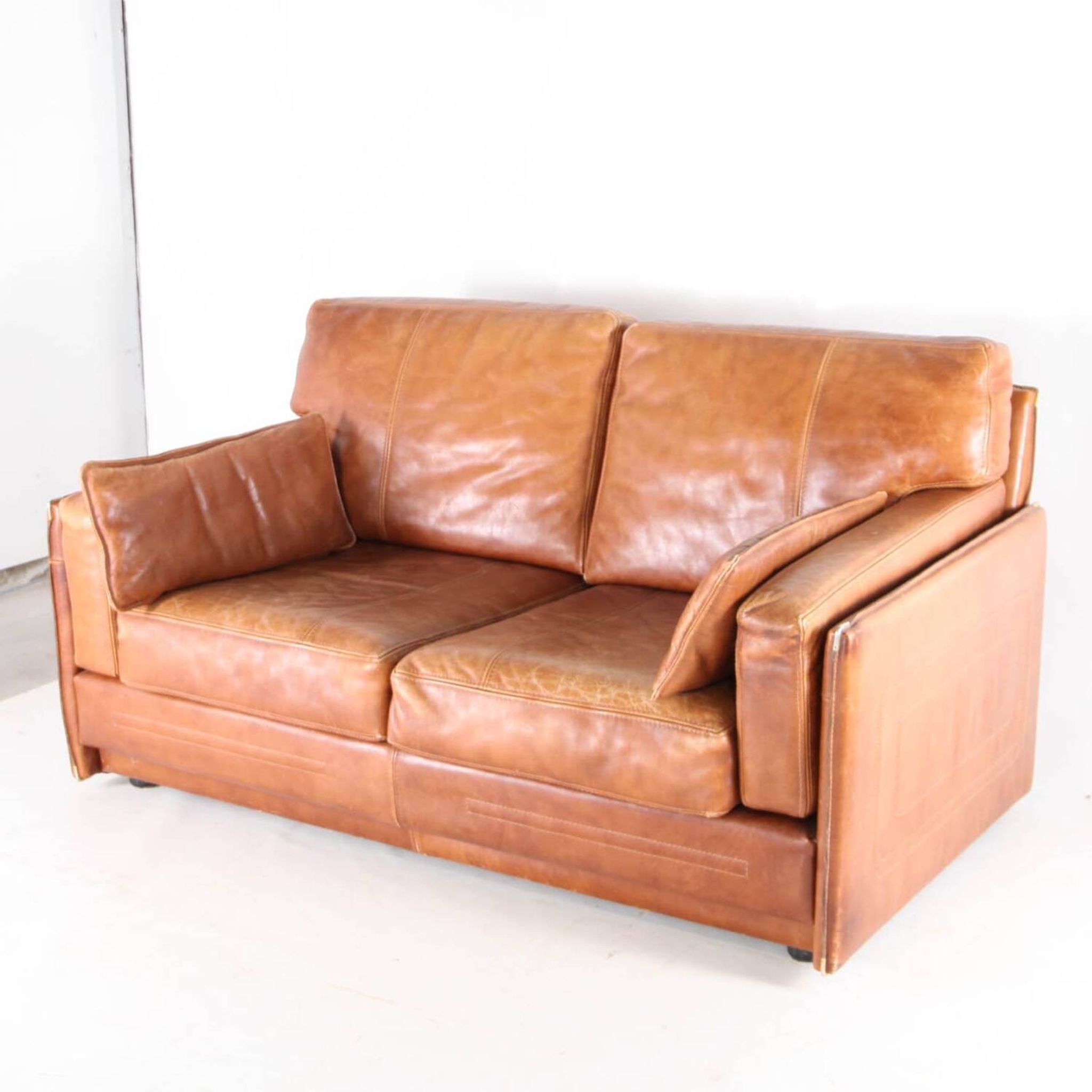 Roche Bobois leather sofa