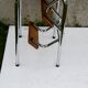 Stepladder retractable step 2 steps H 60 cm
